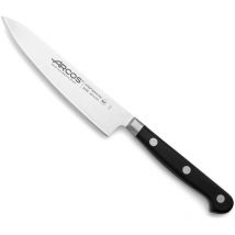 Couteau de cuisine opera 140 mm - Couteau à lame large, à bord lisse, stable et solide. Couteau polyvalent pour les cuisiniers professionnels et