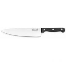 Couteau de cuisine professionnel avec lame de 20 cm et manche en POM riveté, parfait pour toutes les exigences culinaires.
