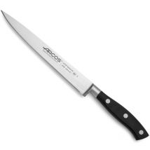 Couteau à filets Arcos Riviera 233000 de Nitrum Steel, avec Mango de Polyoxyméthylène et 20 cm de lame dans un étui.