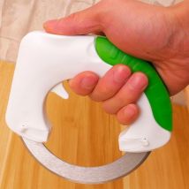 Couteau rond multifonctionnel pour pizza, viande et légumes