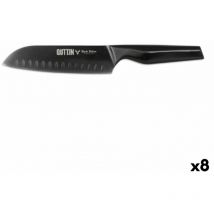 quttin black edition santoku knife