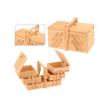Boîte à couture en bois d