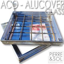 Couvercle À Carreler Alucover M125 60 X 60 Cm – Aluminium Avec Armature Renforcée – Étanchéité Totale Avec Joints Néoprène – Pour Passage De Véhicules