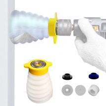Galozzoit - Couvercle Anti Poussière pour outil électrique,Drill Dust Collector Rubber Collecteur de Poussière pour Forage,Ajustable Cache-Poussière