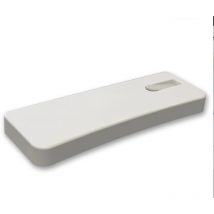 Couvercle blanc avec bouton pour boîtes de toilette externes Pucci Nova-Eco 80004010 blanc