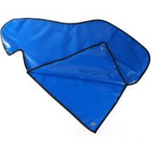 Connecteur de crochet de remorquage en pvc étanche couvercle d'attelage pour caravane de remorque (prise britannique bleue)