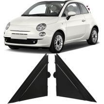 Zoternen - Couvercle de drapeau de rétroviseur de porte 1SH17KX7AA Remplacement de garniture de plaque triangulaire gauche droite pour fiat 500