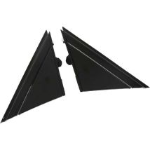 Paire de Couvercles de Drapeau de Rétroviseur de Porte Rétroviseur Gauche Droite Triangle Plaque Garniture Remplacement pour fiat 500 2012 à 2017