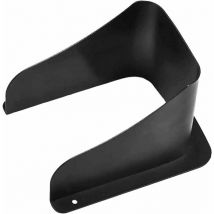 Couvercle de pluie de porte-barreaux, sonnette extérieure Boîte solaire, couvercle de pluie à douille en métal, durable, couvercle de douille noir