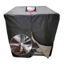 Shmshng - Couvercle de réservoir, couvercle de réservoir ibc 1000L avec fermeture éclair, protection uv anti-poussière, couvercle de réservoir d'eau