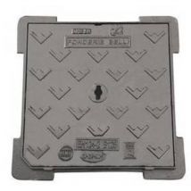 Couvercle de trou d'homme en fonte b125
