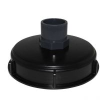 Multicuves - Couvercle diamètre 150 mm avec prise pvc droite 40/50