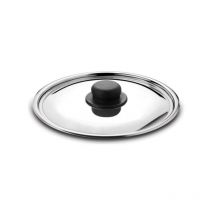 Couvercle en acier inoxydable de haute qualité d'un diamètre de 32 cm.