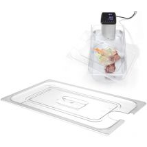 Couvercle en polycarbonate avec découpe pour Sous-Vide pour bacs gn 1/1 Hendi 864203