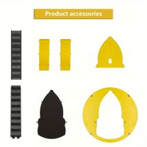 Couvercle rabattable pour piège à souris, seau pour piège à souris, intérieur et extérieur, piège à souris sans cruauté, couvercle de seau pour piège