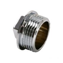Invena - 3/4' couvercle tuyau raccords de tubes bouchon chromé mâle
