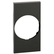 Cover Bticino Living Now pour torche extractible 2 modules Noir KG04