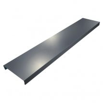 Aluhome - Couvertine 2m premium en alu 15/10ème - tête de mur Couleur - Gris Anthracite - ral 7016, Largeur - 285 mm, Longueur - 2 m linéaires