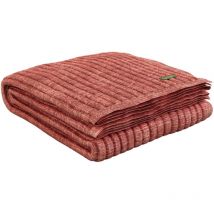 Couverture Benetton 140x190cm 900gr 100% acrylique fruits Benetton rouge be