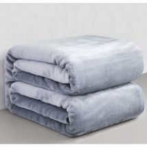 Couverture caline gris 150x200 cm couverture couverture polaire extra douce & chaude couverture de canapé/couverture de canapé couverture moelleuse