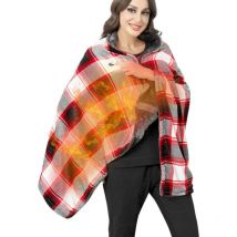 Couverture Chauffante usb, 150 x 85cm,Couverture Électrique, Couvertures Plaid Chauffant avec 3 Niveaux de Chauffage, Portable,Lavable en