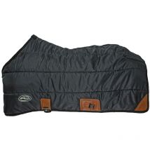 140 cm, Noir: Couverture de box Austin pour chevaux Rembourrage de coupe américaine 350g