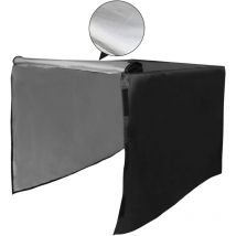 Aougo - Couverture de Cage pour Chien, Housse de Niche Résistante et Coupe-vent, Protection Solaire été/Hiver Housse de Protection pour Cage de Chien