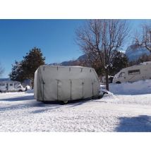 Couverture de caravane 6m – Bâche pour voiture – Tissu TNT respirant, résistant aux UV, à l'eau – Brunner