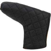 Couverture de Club de , Couvre-Chef de magnétique en Cuir pu imperméable pour Putter de Lame de(Le Noir)