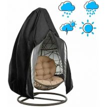 Start - Couverture de Fauteuil Oeuf Imperméable Housse de Fauteuil Oeuf Suspendu Exteri Jardin Couverture de Chaise Suspendue Coupe-Vent Anti-UV