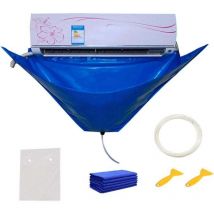 Debuns - Couverture De Nettoyage De Climatiseur, Sac De Couverture étanche De Nettoyage De Climatisation Divisé Avec Tuyau D'eau Sac De Couverture De