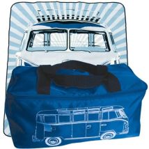 Couverture de pique nique Volkwagen bleu