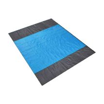 Fitags - Couverture de Plage,Couverture de Poche Portable Pliable légère imperméable de 79 x 83 Pouces Tapis de Pique-Nique surdimensionné pour