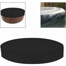 Couverture de spa ronde, couverture de spa pliable étanche à l'humidité, extérieur housse ronde pour spa, couverture de protection étanche anti-uv