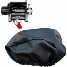 Dewdat - Couverture de treuil, Couverture de treuil étanche Heavy Duty Couverture de Protection de treuil pu Cuir Housse de Protection Anti-poussière