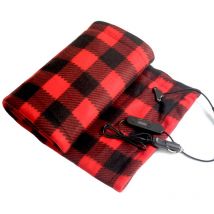 Eosnow - Couverture de voiture électrique chauffante 12V, polaire de voyage avec réglage de la température, pour voiture, camping-car, utilisation en