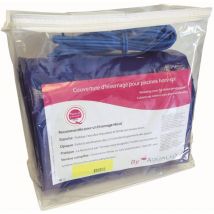 EDG - Couverture Protection Hivernage Pour Piscine Hors Sol Bois Composite Aqualux Davao Diamètre 525 x Ht 134