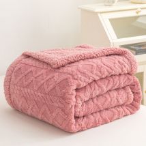 Couverture Douillette en Polaire Douce en Flanelle 150 x 200 cm - Plaid Canapéen Chaude pour Toutes Les Saisons comme couverture de canapé,