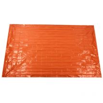 Ynkkvre - Couverture d'urgence réfléchissante, sac de couchage d'urgence Orange pour survie Camping extérieur