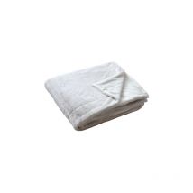 Couverture effet fourrure flanelle 180x220cm - 180x220cm - Blanc