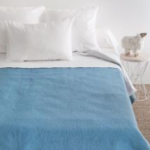 Couverture laine vierge volta woolmark 240x260 cm