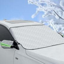 Couverture Pare Brise Voiture Films de Protection Antigel avec Magnétique Couverture de Pare-Brise Voiture Protection Universelle pour Voiture Anti