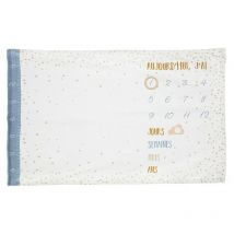 Couverture photo bébé étoiles bleues Atmosphera