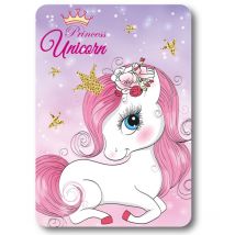 Couverture polaire 100x140 Licorne