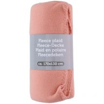 Couverture polaire 170x130 cm (corail)