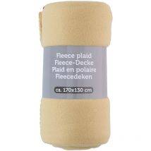 Couverture polaire 170x130 cm (jaune)