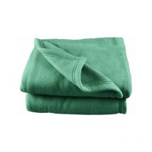 Couverture polaire 220 x 240 cm tilleul
