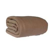 Couverture polaire 220x240 taupe