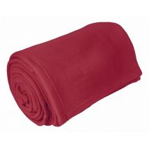 Couverture polaire 'Teddy Non feu - Norme nf en iso 12952' toutes dimensions Toison D'or Teddy Framboise - 220 x 240 cm