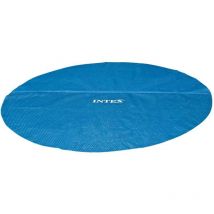 Couverture solaire de piscine bleu 348 cm polyéthylène Intex